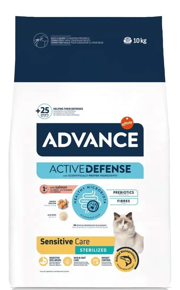 Advance Cat Sterilized Salmon Sensitive ЛОСОСЬ корм для стерилизованных кошек 10 кг (962821)